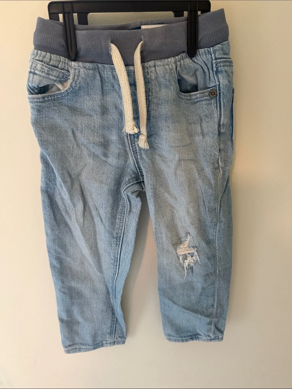 Old Navy Light Blue Denim Jogger Jeans with Drawstring
